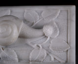 Large 19th Century Marble & Slate Snail Paperweight - Harrington Antiques