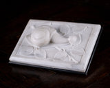 Large 19th Century Marble & Slate Snail Paperweight - Harrington Antiques