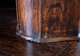 Large Elm Double Compartment Candle Box, c.1800 - Harrington Antiques