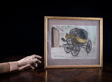 Ludwig Michalek (1859 - 1942) - Goethe's Reisewagen. Etching. 1911. - Harrington Antiques