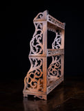 Mahogany Fretwork Wall Shelf, c.1880 - Harrington Antiques