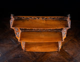 Mahogany Fretwork Wall Shelf, c.1880 - Harrington Antiques
