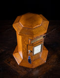 Octagonal Country House Oak Pillar Post Box, c.1900 - Harrington Antiques