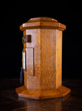 Octagonal Country House Oak Pillar Post Box, c.1900 - Harrington Antiques