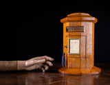 Octagonal Country House Oak Pillar Post Box, c.1900 - Harrington Antiques