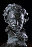 Painted Plaster Bust of Ludwig Van Beethoven, c.1930. - Harrington Antiques