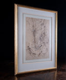 Pen, Ink & Watercolour - Man Resting Amongst Trees - Harrington Antiques