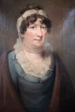 Portrait of 'Jean Bryce or Crawford'. Oil On Canvas. - Harrington Antiques
