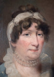 Portrait of 'Jean Bryce or Crawford'. Oil On Canvas. - Harrington Antiques