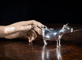 Rare Dutch Silver Cow Creamer, c.1905 - Harrington Antiques