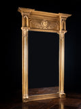 Regency Giltwood Pier Mirror With Lion Mask - Harrington Antiques