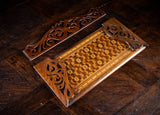 Rosewood & Tunbridgeware Folding Book Stand, c.1860 - Harrington Antiques