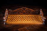 Rosewood & Tunbridgeware Folding Book Stand, c.1860 - Harrington Antiques