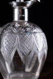 Silver & Cut Crystal Claret Jug by Fenton Brothers, 1903 - Harrington Antiques