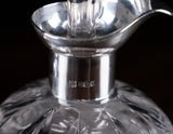 Silver & Cut Crystal Claret Jug by Fenton Brothers, 1903 - Harrington Antiques