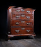 Small George III Mahogany Chest of Drawers - Harrington Antiques