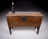 17th Century Oak Six Plank Coffer - Harrington Antiques