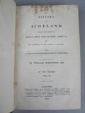 1827 The Works Of William Robertson: The History Of Scotland - Two Volumes. - Harrington Antiques