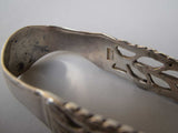 18th Century Cast Silver Sugar Tongs by William Cripps, London, c.1760 - Harrington Antiques