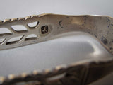 18th Century Cast Silver Sugar Tongs by William Cripps, London, c.1760 - Harrington Antiques