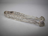 18th Century Cast Silver Sugar Tongs by William Cripps, London, c.1760 - Harrington Antiques