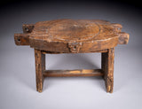 18th Century Elm Cheese Press Table - Harrington Antiques