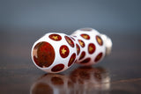 19th Century Bohemian Ruby & White Glass Silver Scent Bottle - Harrington Antiques