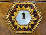 19th Century Burr Walnut Tunbridge Ware Box - Harrington Antiques
