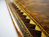 19th Century Burr Walnut Tunbridge Ware Box - Harrington Antiques