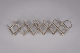 19th Century Concertina / Expanding Silver Plated 7-Bar Toast Rack - Harrington Antiques