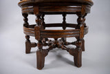 19th Century Dutch Colonial Carved Oak Burgomeister Chair With Original Cushion - Harrington Antiques