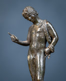 19th Century Grand Tour Narcissus Bronze - Harrington Antiques