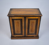 19th Century Inlaid Mahogany Drop Front Stationary Box, c.1880. - Harrington Antiques