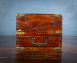 19th Century Mahogany Campaign Writing Slope - Harrington Antiques