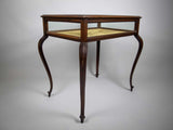 19th Century Oak Bijouterie Display Table With Cabriole Legs - Harrington Antiques