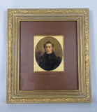 19th Century Oil Portrait Of A Gentleman, Titled and Dated 'Edward Cookbarn, 1848'. - Harrington Antiques