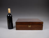 19th Century Rosewood & Brass Writing Slope With Share Certificates - Harrington Antiques