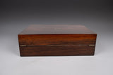 19th Century Rosewood & Brass Writing Slope With Share Certificates - Harrington Antiques