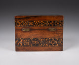 19th Century Tunbridge Ware 'Perspective Cube' Scent Bottle Box - Harrington Antiques