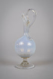 19th Century Venetian Revivalist Hand Blown Opalescent Glass Ewer, c.1890 - Harrington Antiques