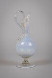 19th Century Venetian Revivalist Hand Blown Opalescent Glass Ewer, c.1890 - Harrington Antiques