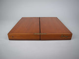 19th Century Victorian Mahogany Folding Travelling Chess Set (Complete), c.1890 - Harrington Antiques