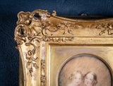 19th Century Watercolour & Pencil - Two Young Girls - Harrington Antiques