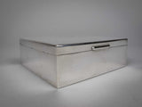 .925 Silver Cigarette Box by Wilhem Binder, c.1961. Military Inscription. - Harrington Antiques