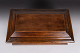 Large Victorian Mahogany Bombe Tea Caddy, c.1840