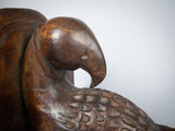 Art Deco Carved Parrot Wall Sconce Shelf, c.1930. - Harrington Antiques