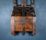 Arts & Crafts Gothic Revival Oak & Iron Church Collection Box - Harrington Antiques