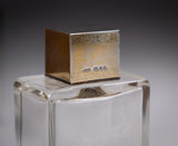 Asprey & Co 11-Piece Sterling Silver Vanity Set In Crocodile Leather Case, c.1940 - Harrington Antiques