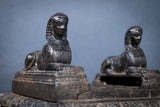 Cast Iron Egyptian Revival Sphinx Boot Scraper by Archibald Kenrick & Sons, c.1820 - Harrington Antiques