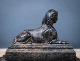 Cast Iron Egyptian Revival Sphinx Boot Scraper by Archibald Kenrick & Sons, c.1820 - Harrington Antiques